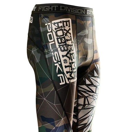 Legginsy Sportowe Męskie Polska Camo