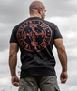 T-shirt DOBERMANS THORS CROSS TS386 czarny
