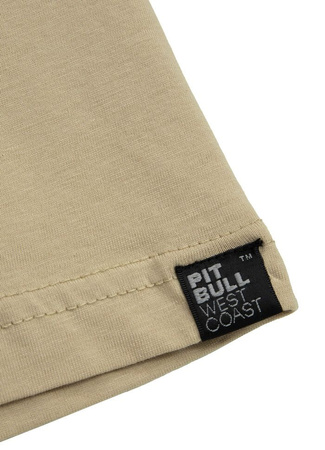 T-shirt PIT BULL CLASSIC LOGO beżowy