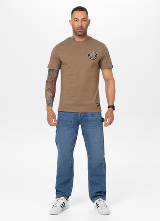 T-shirt PIT BULL SAN DIEGO CA BLACK coyote brown