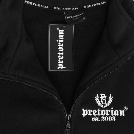 Bluza PRETORIAN LOGO EST. 2003 czarna stójka