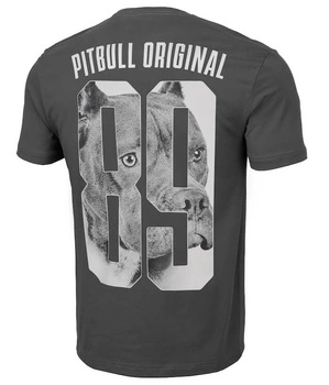 T-shirt PIT BULL EIGHTY NINE DOG grafitowy