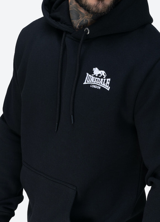 Bluza LONSDALE TALMINE czarna kaptur