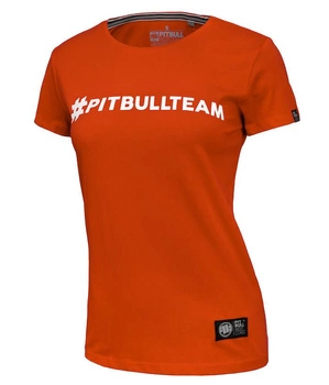 T-shirt damski PIT BULL HASHTAG WMN czerwony