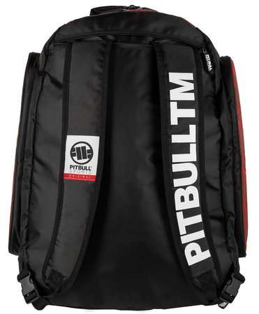 Duży plecak / torba treningowa PIT BULL NEW LOGO czerwony