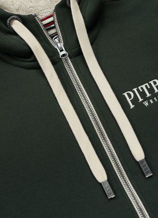 Bluza/kożuch PIT BULL RUFFIN DETROIT dark green rozpinana