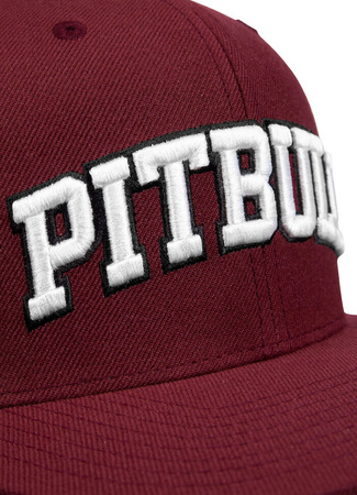 Czapka PIT BULL SNAPBACK PITBULL YP bordowa