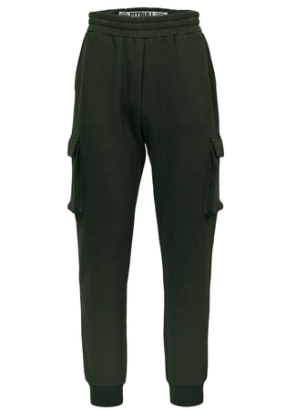 Spodnie dresowe bojówki PIT BULL CYPRESS SPORT zielone (dark green)