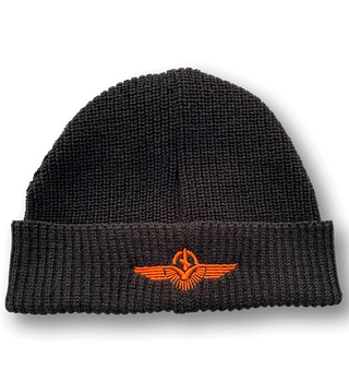 Dwustronna czapka zimowa ERIK & SONS NAVIGATOR czarna