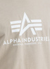 T-shirt ALPHA INDUSTRIES BASIC piaskowy (vintage sand) 100501 679