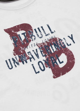 T-shirt damski PIT BULL Oversize LOYAL WMN biały