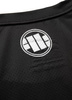 Rashguard PIT BULL MESH CARBON BOXING czarny krótki rękaw