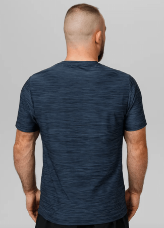 T-shirt PIT BULL SMALL LOGO CASUAL SPORT granatowy (navy melange)