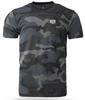 T-shirt DOBERMANS BASIC LOGO TS357 moro szara