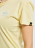 T-shirt damski ALPHA INDUSTRIES SMALL LOGO WMN żółty (pastel yellow) 196054 495