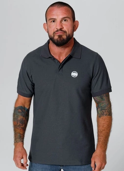 POLO PIT BULL PIQUE ROCKEY grafitowe