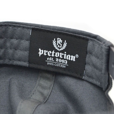 Czapka z daszkiem PRETORIAN PS szara