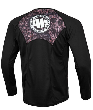 Longsleeve Rashguard Mesh Performance PIT BULL WARRIOR XVIII