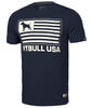 T-shirt PIT BULL PITBULL USA granatowy