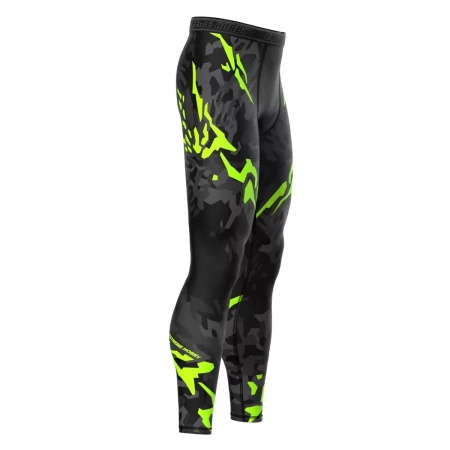 Legginsy Sportowe Męskie Black Panther