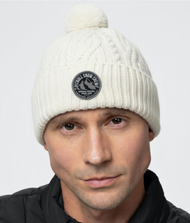 Czapka zimowa PIT BULL SNOW CREW WMN biała