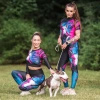 Legginsy sportowe damskie  EXTREME HOBBY VIVID BULTERIER różowy