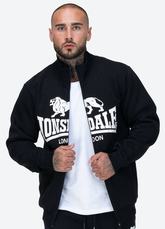 Bluza LONSDALE GARRIGILL czarna rozpinana