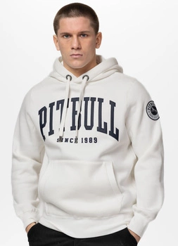 Bluza PIT BULL NORTON off white kaptur