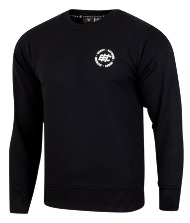 Bluza EXTREME HOBBY CREWNECK HASH LINE 2021 czarna prosta