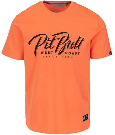 T-shirt PIT BULL EL JEFFE pomarańczowy (fluo orange)