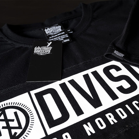 Bluza DOBERMANS DIVISION PATCH BZ392 czarna rozpinana czarna