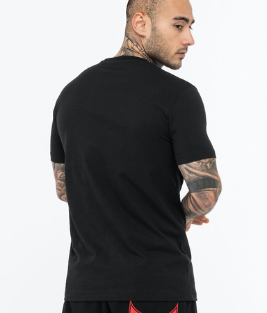 T-shirt TAPOUT SPLASHED czarny