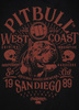 T-shirt PIT BULL Garment Washed SAN DIEGO 89 210 czarny