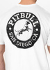 T-shirt PIT BULL SAN DIEGO CA BLACK biały