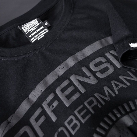 T-shirt DOBERMANS OFFENSIVE SHIELD TS237 czarny