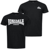 T-shirt Lonsdale PIDDINGHOE czarny - dwupak