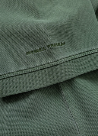 POLO PIT BULL Denim Washed Pique SMALL LOGO sage green