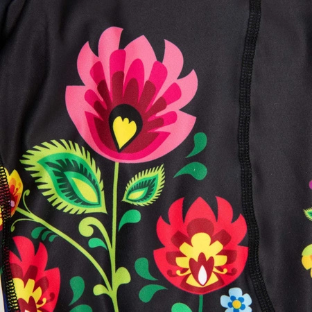 Legginsy Sportowe Damskie Folk 3/4