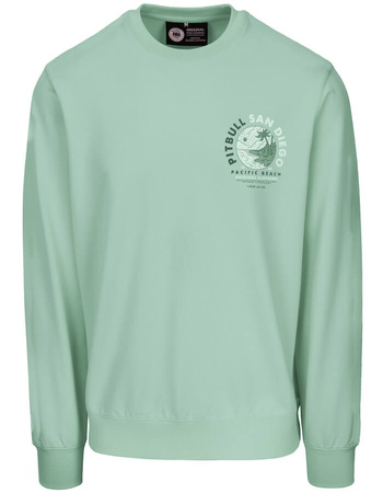Bluza PIT BULL Tricot Terry PLANET SURF light mint prosta