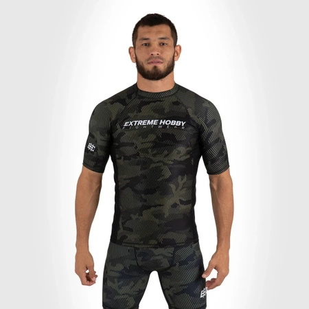 Short sleeve rashguard EXTREME HOBBY HAVOC khaki