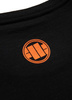 T-shirt PIT BULL ORANGE LOGO czarny