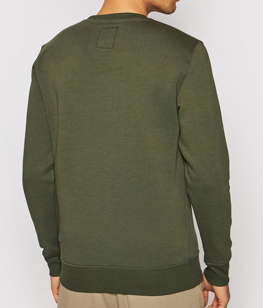 Bluza ALPHA INDUSTRIES BASIC oliwkowa (dark olive) prosta 178302 142