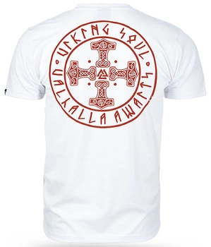 T-shirt DOBERMANS THORS CROSS TS386 biały