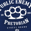 T-shirt PRETORIAN PUBLIC ENEMY granatowy