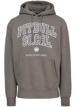 Bluza PIT BULL SO CAL taupe kaptur