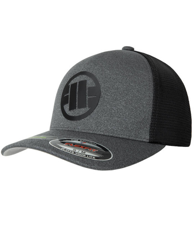 Czapka PIT BULL FULL CAP MESH LOGO szara