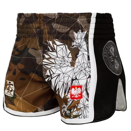 Spodenki muay thai EXTREME HOBBY POLSKA CAMO moro