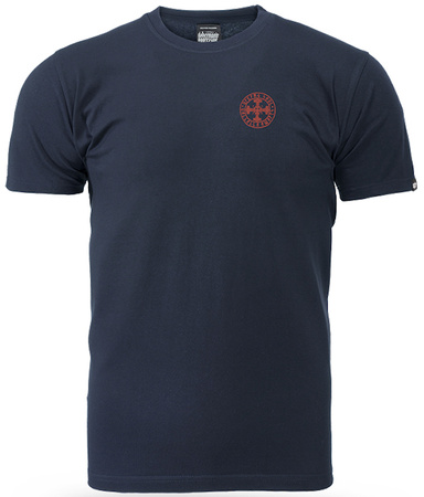 T-shirt DOBERMANS THORS CROSS TS386 granatowy