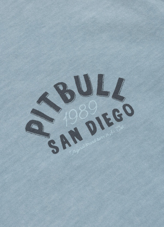 T-shirt PIT BULL Denim Washed RAW EDGE PACIFIC blue