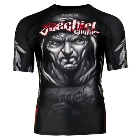 Short sleeve rashguard EXTREME HOBBY EZECHIEL czarny